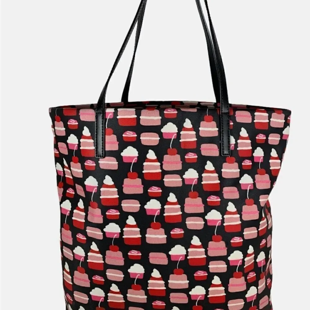 Kate Spade Tote new without tags cupcake pattern
